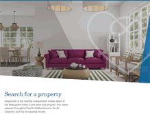 Tablet Screenshot of heywoodsproperty.co.uk
